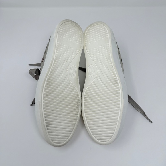 New AGL Mandi Cut Out Sneaker In Platinum Sz 39 - Picture 13 of 14